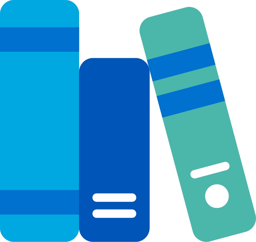 Illustration representing books and education