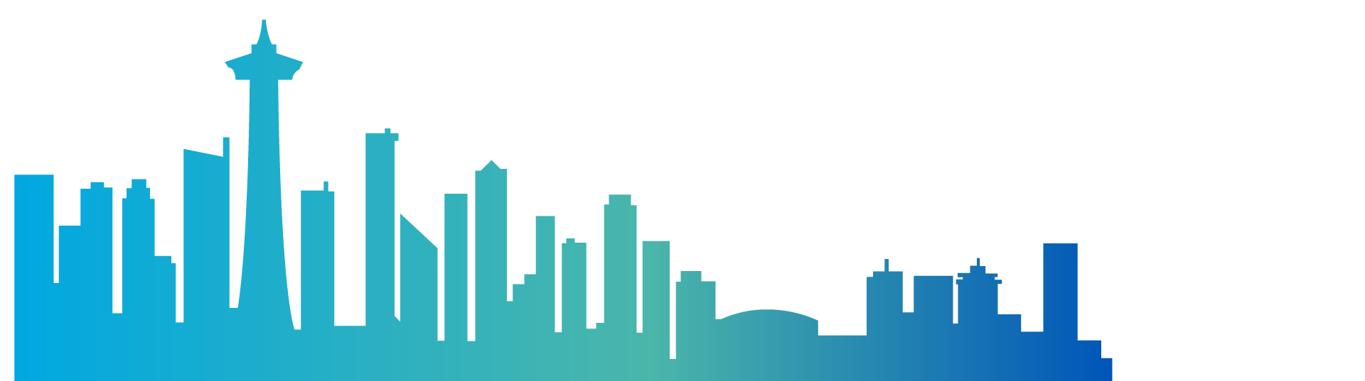 Stylized view of the Seattle skyline